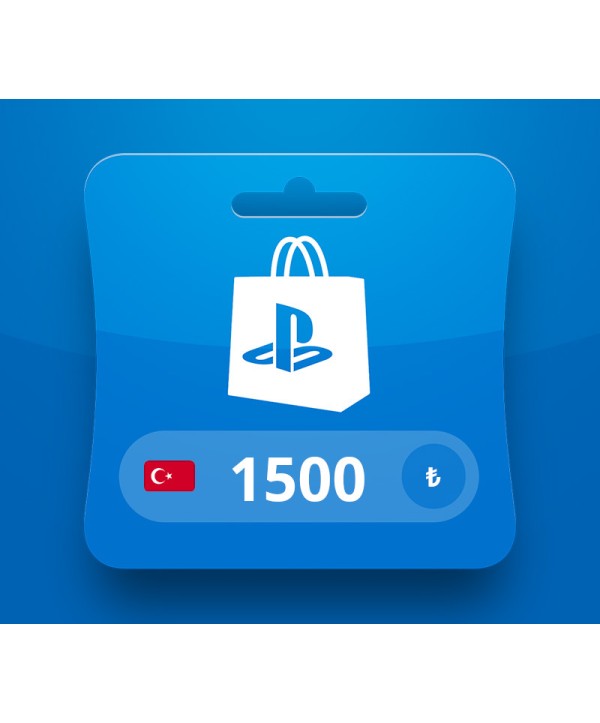 PlayStation Network TRY 1500 Card TURKEY PlayStation 5 Key TÜRKIYE